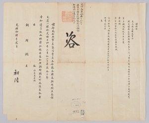Joseon-kinesiske diplomatiske dokumenter